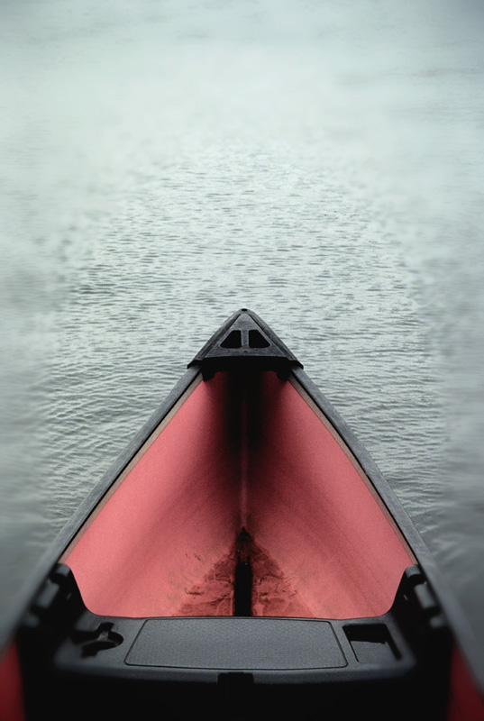Canoe on Lake Louise